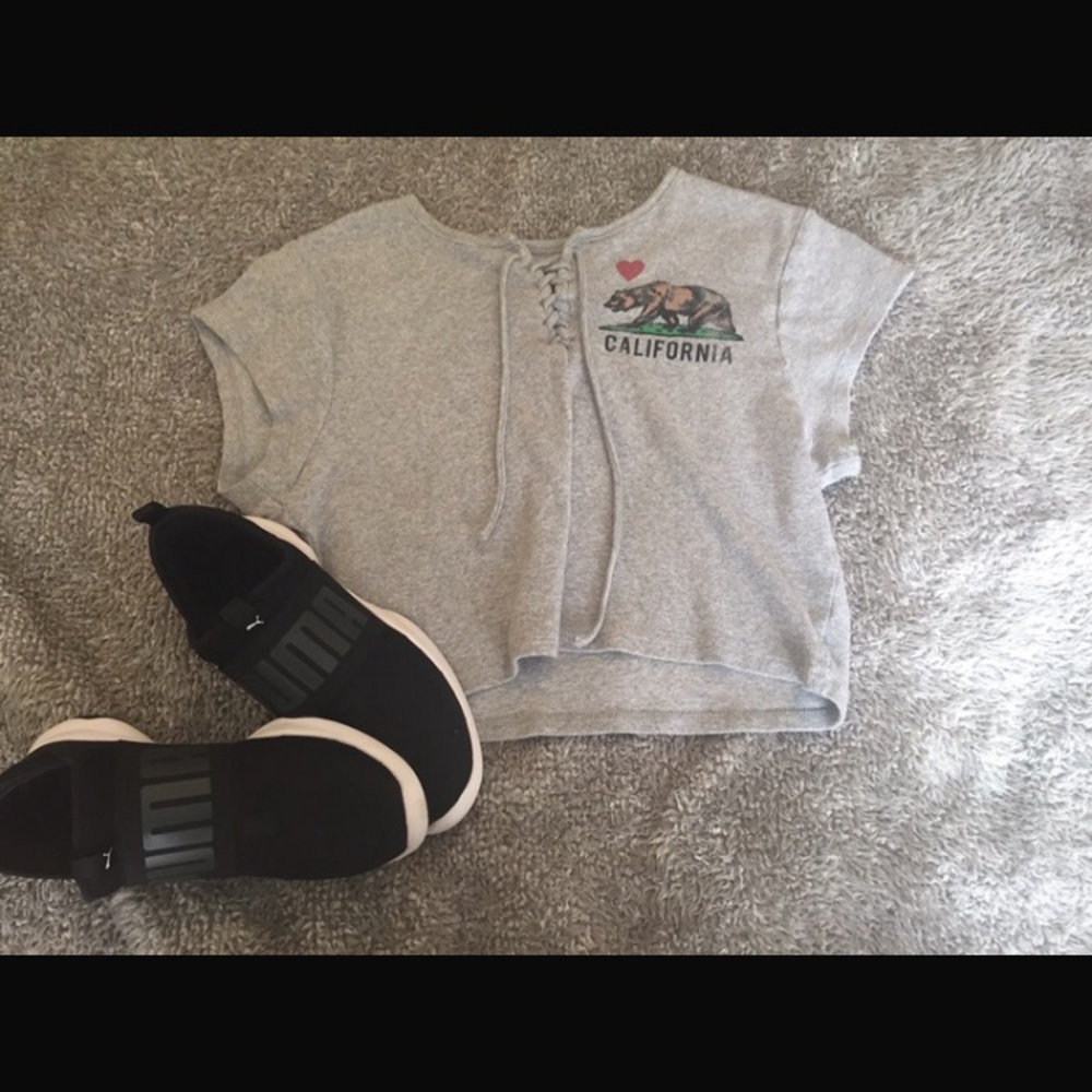 FREEZE California Crop Top Tee